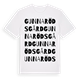 Gunnaröds gård ordlek t-shirt