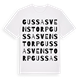 Gussa Svenstorp ordlek t-shirt