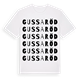 Gussaröd ordlek t-shirt