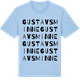 Blue Soul t-shirt med Gustavsminne ordlek t-shirt
