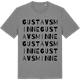Mid Heather Gray t-shirt med Gustavsminne ordlek t-shirt