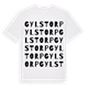 Gylstorp ordlek t-shirt