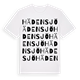 White t-shirt med Hädensjö ordlek t-shirt