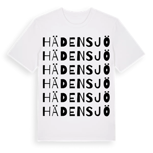Hädensjö ordlek t-shirt – ekologisk bomull t-shirt från Pinshirt