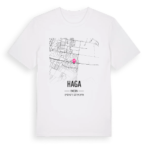Haga karta t-shirt – ekologisk bomull t-shirt från Pinshirt