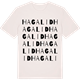 Vintage White t-shirt med Hagalid ordlek t-shirt