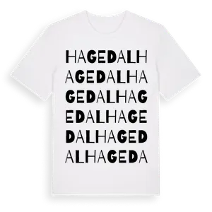 Hagedal ordlek t-shirt – ekologisk bomull t-shirt från Pinshirt