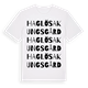 Haglösa kungsgård ordlek t-shirt