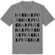 Mid Heather Gray t-shirt med Hågnarp ordlek t-shirt