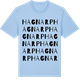 Blue Soul t-shirt med Hagnarp ordlek t-shirt