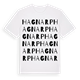 White t-shirt med Hagnarp ordlek t-shirt