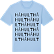 Blue Soul t-shirt med Håhult ordlek t-shirt