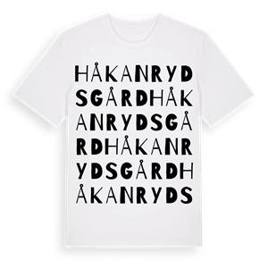 Håkanryds gård ordlek t-shirt – ekologisk bomull t-shirt från Pinshirt