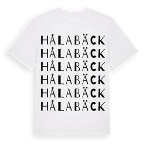 Hålabäck ordlek t-shirt – ekologisk bomull t-shirt från Pinshirt