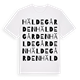 Häldegården ordlek t-shirt