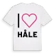 Jag älskar Håle t-shirt stort tryck