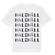Halehäll ordlek t-shirt