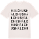 Vintage White t-shirt med Hålehus ordlek t-shirt