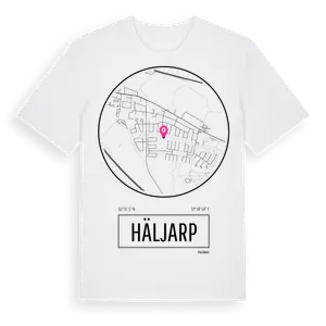 Häljarp t-shirt – ekologisk bomull t-shirt från Pinshirt