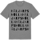 Mid Heather Gray t-shirt med Häljarps mölla ordlek t-shirt