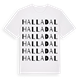 Halladal ordlek t-shirt