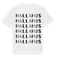 Hallahus ordlek t-shirt