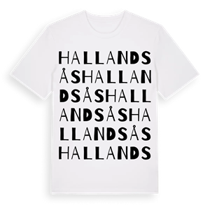 Hallandsås ordlek t-shirt – ekologisk bomull t-shirt från Pinshirt