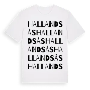 Hallandsås ordlek t-shirt – ekologisk bomull t-shirt från Pinshirt