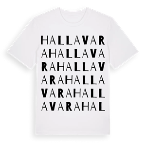 Hallavara ordlek t-shirt – ekologisk bomull t-shirt från Pinshirt