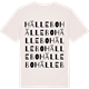 Vintage White t-shirt med Hällebo ordlek t-shirt