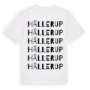 Hällerup ordlek t-shirt – ekologisk bomull t-shirt från Pinshirt
