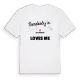 Någon i Hallgården älskar mig t-shirt