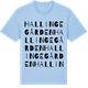 Blue Soul t-shirt med Hallingegården ordlek t-shirt