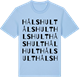 Blue Soul t-shirt med Hålshult ordlek t-shirt