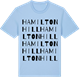 Blue Soul t-shirt med Hamiltonhill ordlek t-shirt