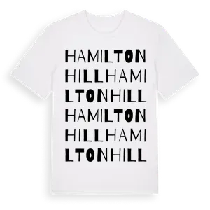 Hamiltonhill ordlek t-shirt – ekologisk bomull t-shirt från Pinshirt