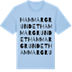 Blue Soul t-shirt med Hammargrundet ordlek t-shirt