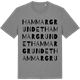 Mid Heather Gray t-shirt med Hammargrundet ordlek t-shirt