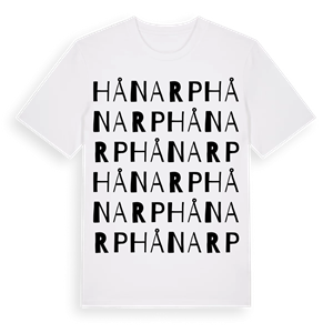 Hånarp ordlek t-shirt – ekologisk bomull t-shirt från Pinshirt