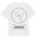 White t-shirt med Hanaskog t-shirt
