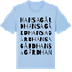 Blue Soul t-shirt med Hansagård ordlek t-shirt