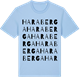 Blue Soul t-shirt med Haraberga ordlek t-shirt