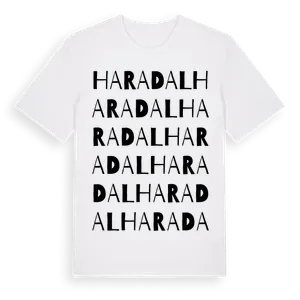 Haradal ordlek t-shirt – ekologisk bomull t-shirt från Pinshirt