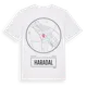 White t-shirt med Haradal t-shirt