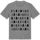 Mid Heather Gray t-shirt med Haradal ordlek t-shirt