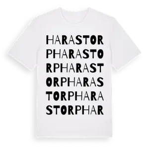 Harastorp ordlek t-shirt – ekologisk bomull t-shirt från Pinshirt