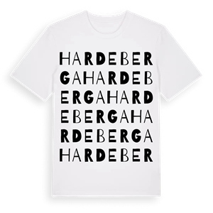 Hardeberga ordlek t-shirt – ekologisk bomull t-shirt från Pinshirt