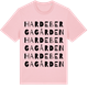 Pink Cotton t-shirt med Hardebergagården ordlek t-shirt