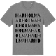 Mid Heather Gray t-shirt med Harholma ordlek t-shirt