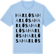 Blue Soul t-shirt med Harlösa ordlek t-shirt
